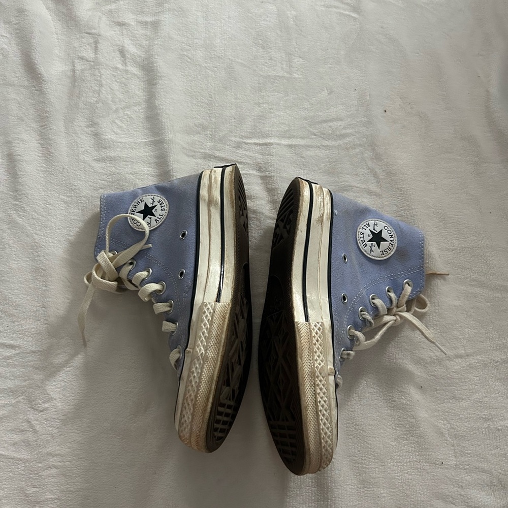 Converse High-Tops - Light Blue and White